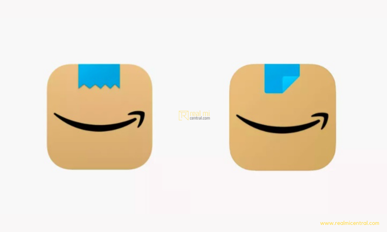 Amazon App gets a new logo Real Mi Central
